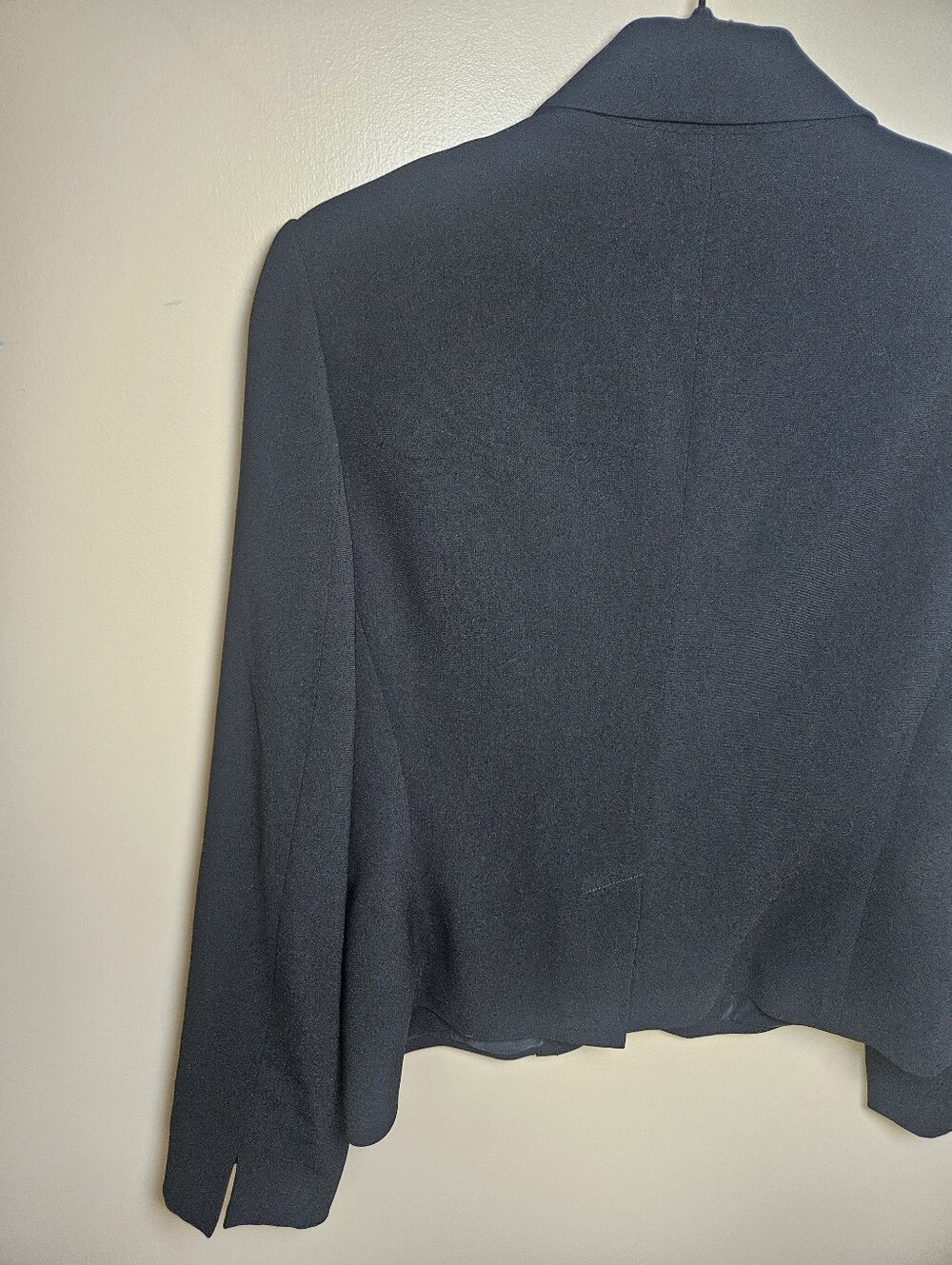 Talbots Black 3 Button Office Career Business Blazer Jacket 8 - Picture 9 of 11
